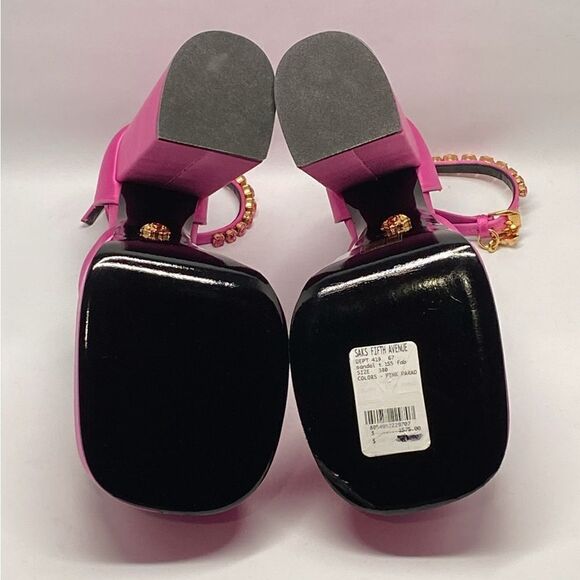 Versace Medusa Crystal Ankle-Strap Platform Sandals size 38 - Picture 14 of 16